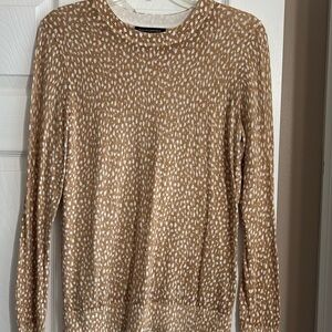 Banana Republic Brown/white Sweater